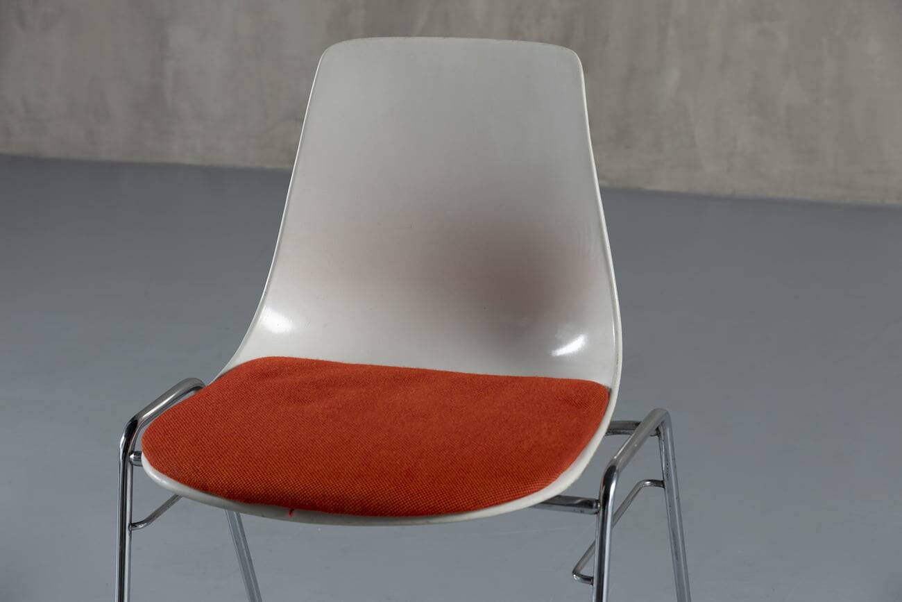 Space Age Orange Dining Chair, Italy, 1970’s