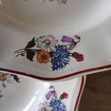 21 old Sarreguemines soup plates