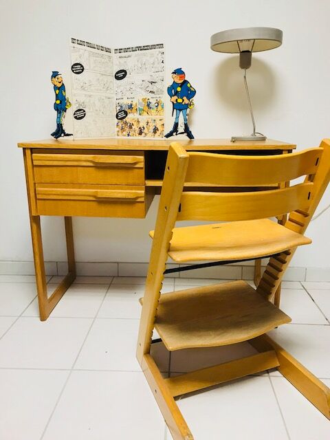 Scandinavian style wooden desk