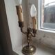 Lampe de table candélabre en laiton
