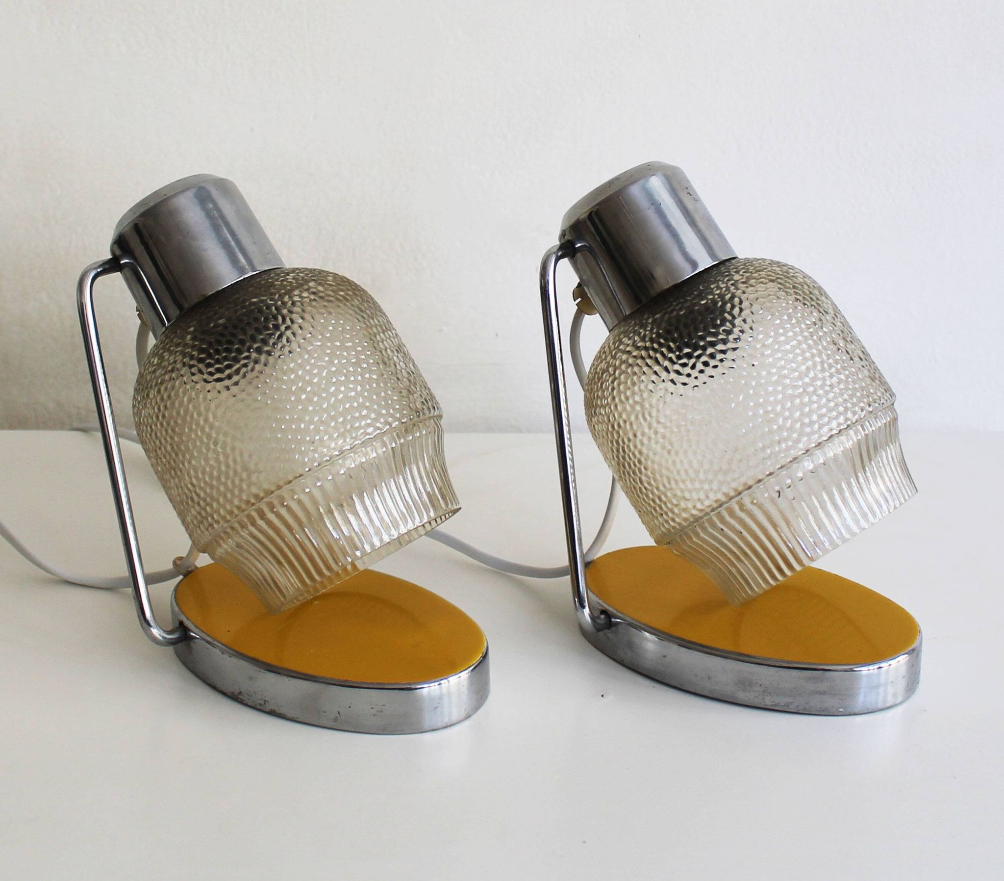 Paire de lampes de table Drupol des années 1950, modèle 21620