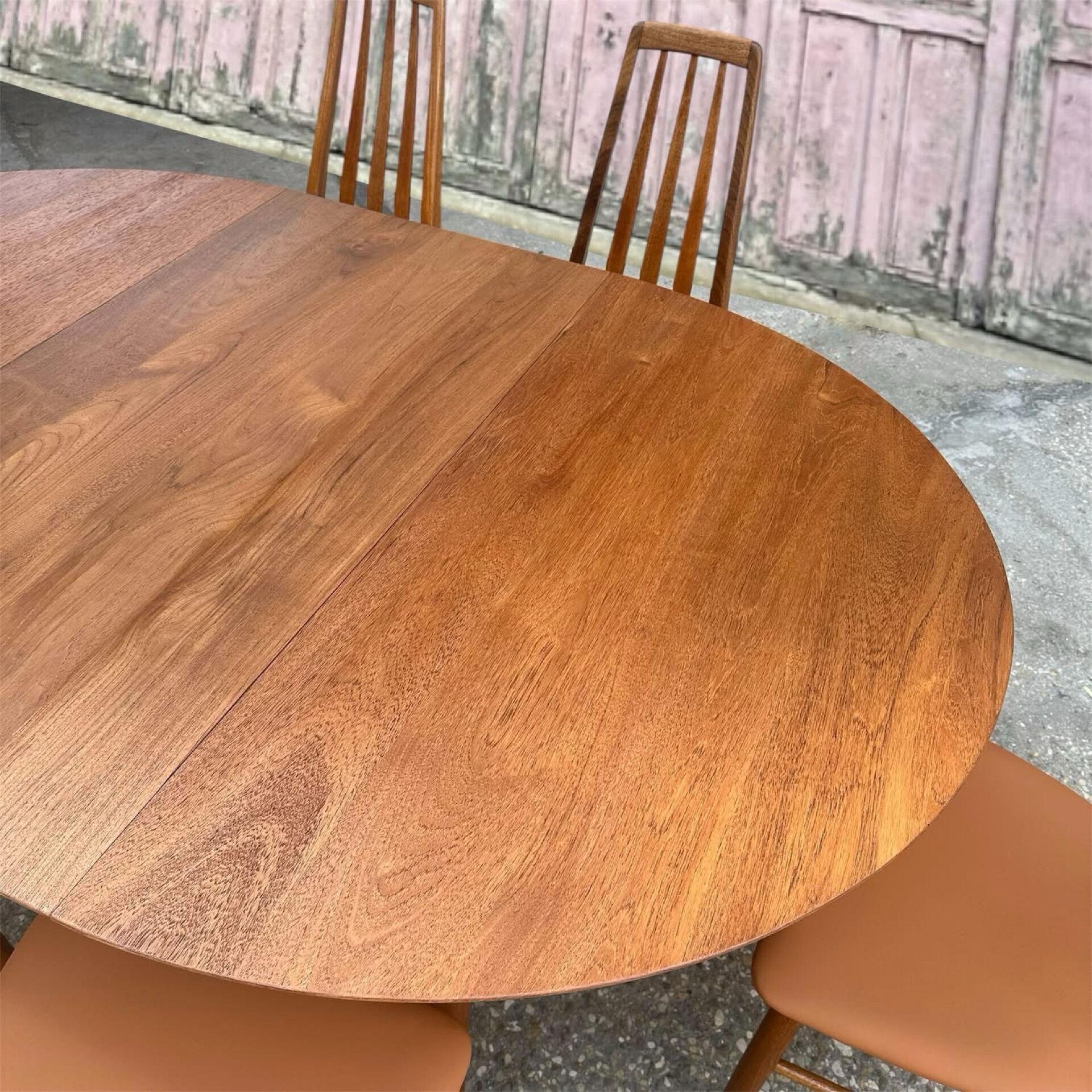 Solid teak table by Peter Hvidt for Soborg, 1956