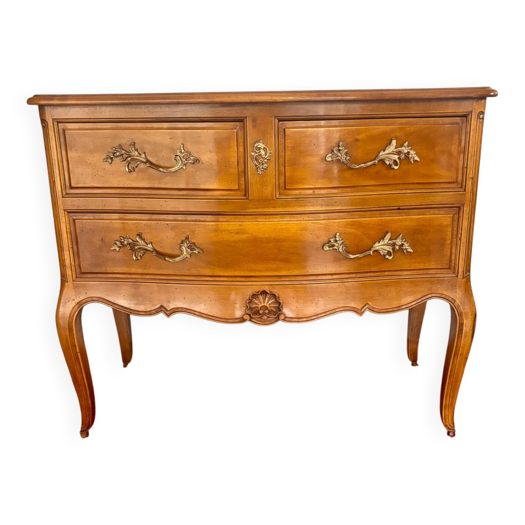 Commode style Louis XV en chêne massive