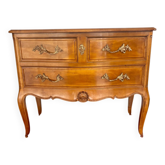 Commode style Louis XV en chêne massive
