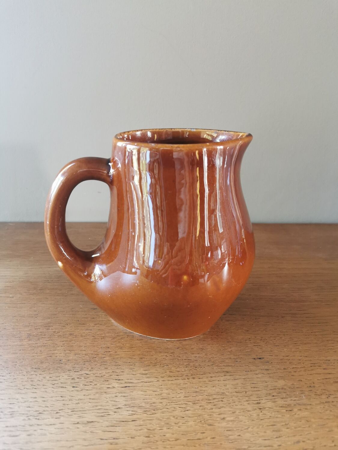 Poet Laval vintage ceramic pitcher