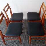 Set of 4 chairs scandinavian 70s