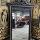 Mirror period Napoleon III blackened wood