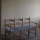 Sofa / Sculptural Danish modern three-seater Scandinavian bench, made by Hans Dau, 1950s.