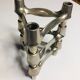 Chrome metal candle holders. Set of 3.