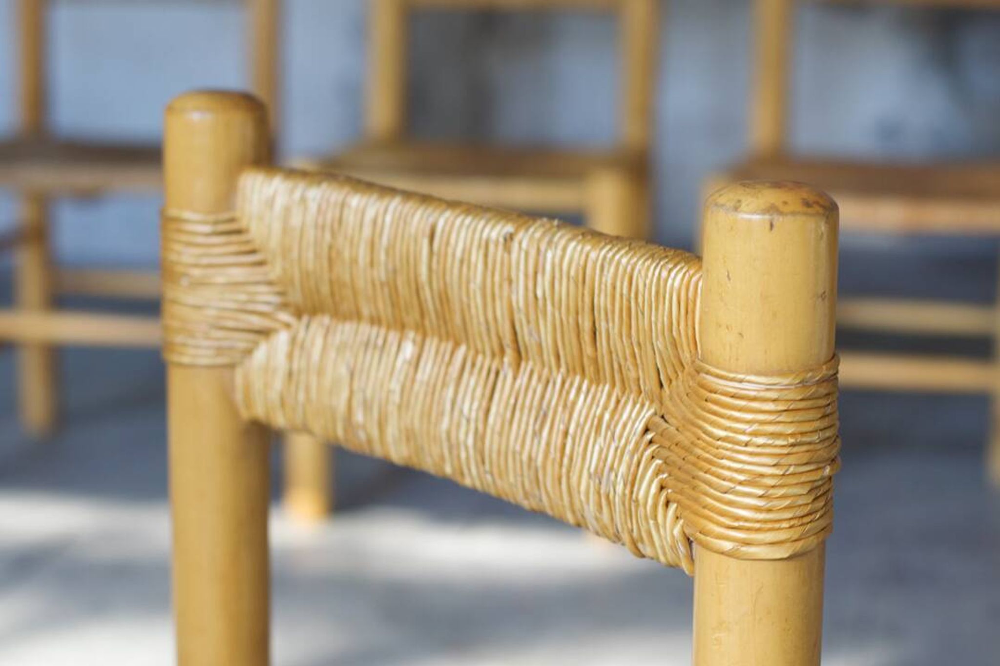 Chaises de salle à manger style Perriand
