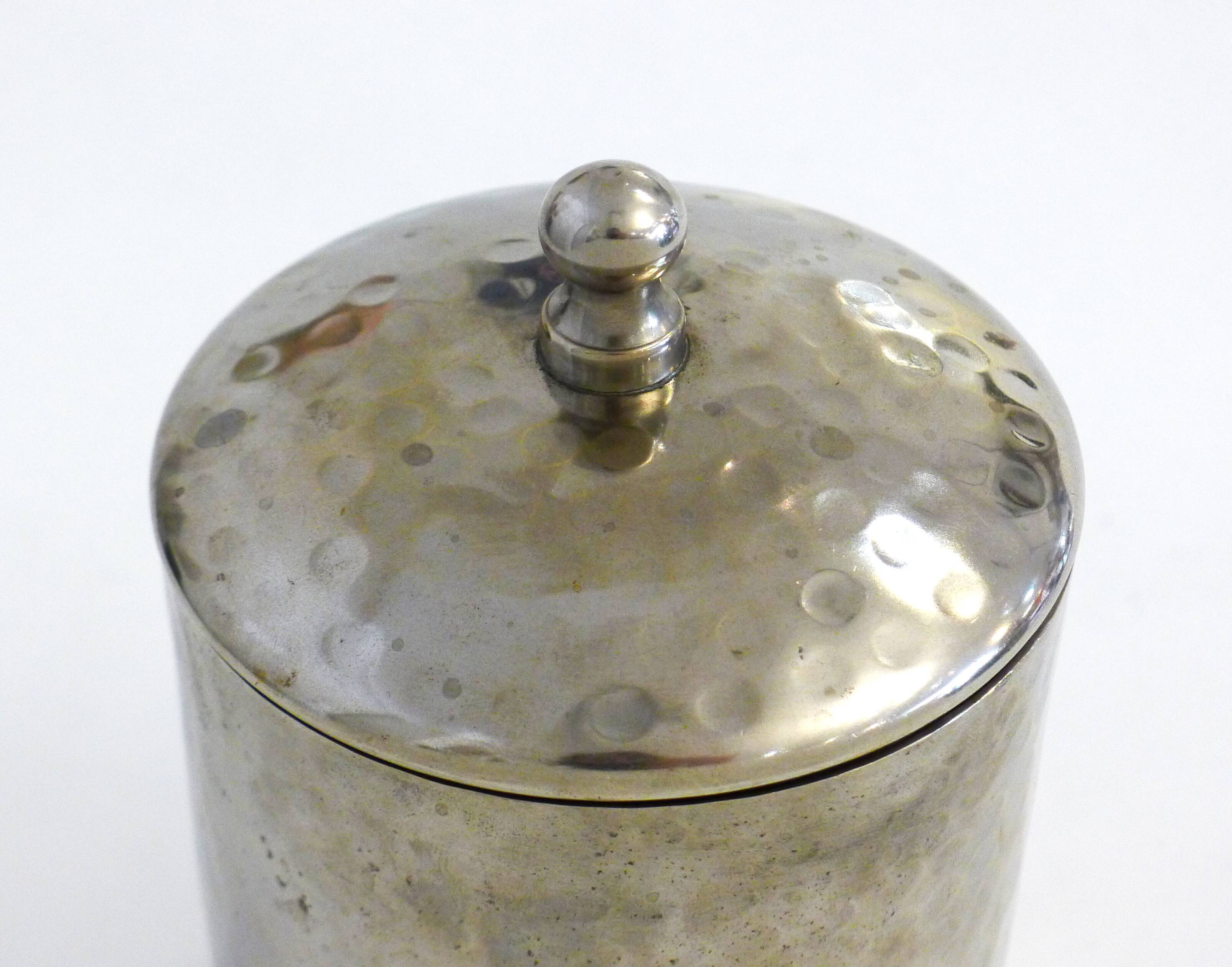 Hammered metal box