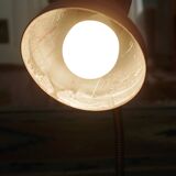 Lampe de bureau à poser rouge vintage année 70