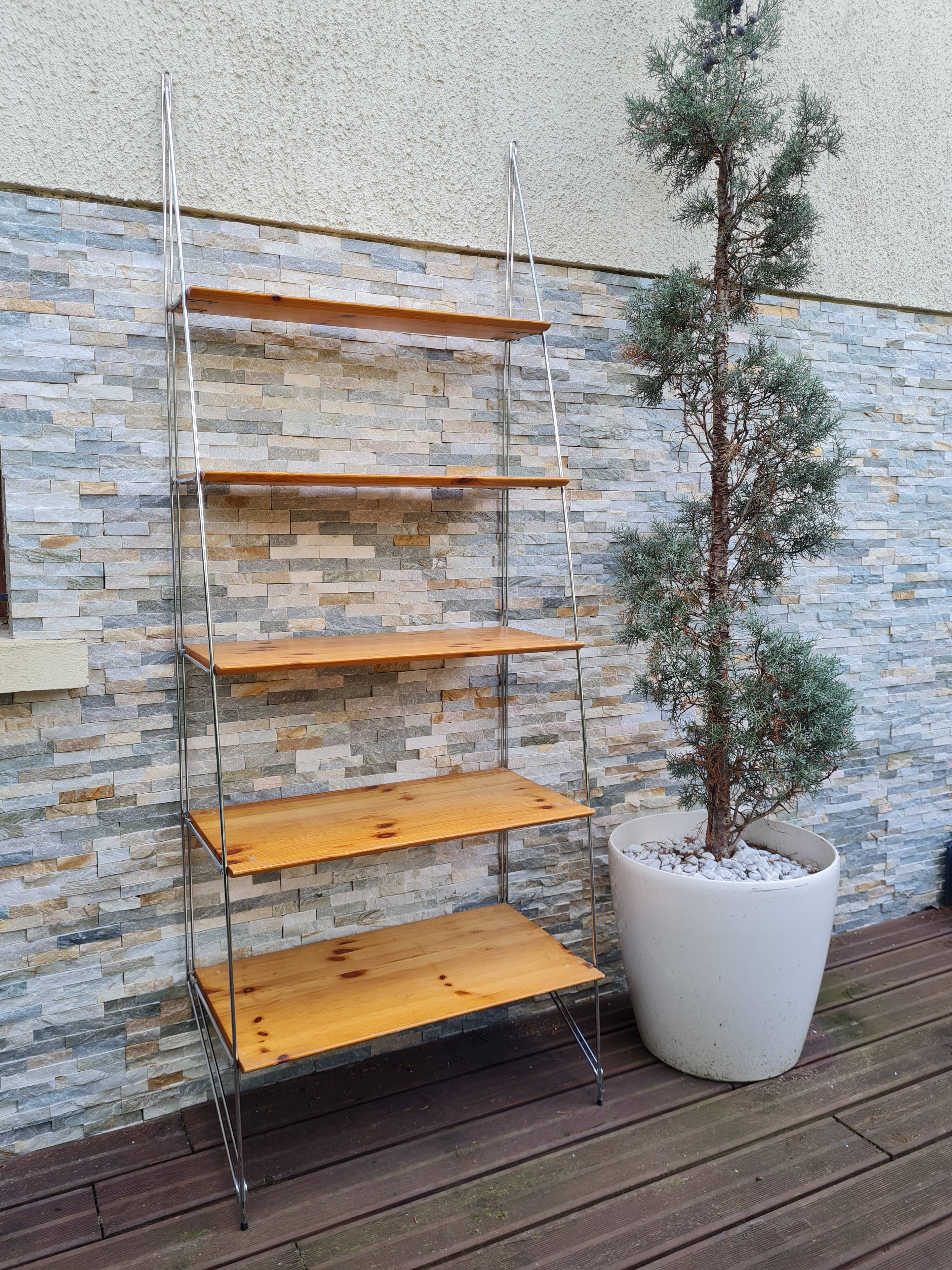 wall shelves string style, vintage 80s or Bookcase
