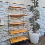 wall shelves string style, vintage 80s or Bookcase