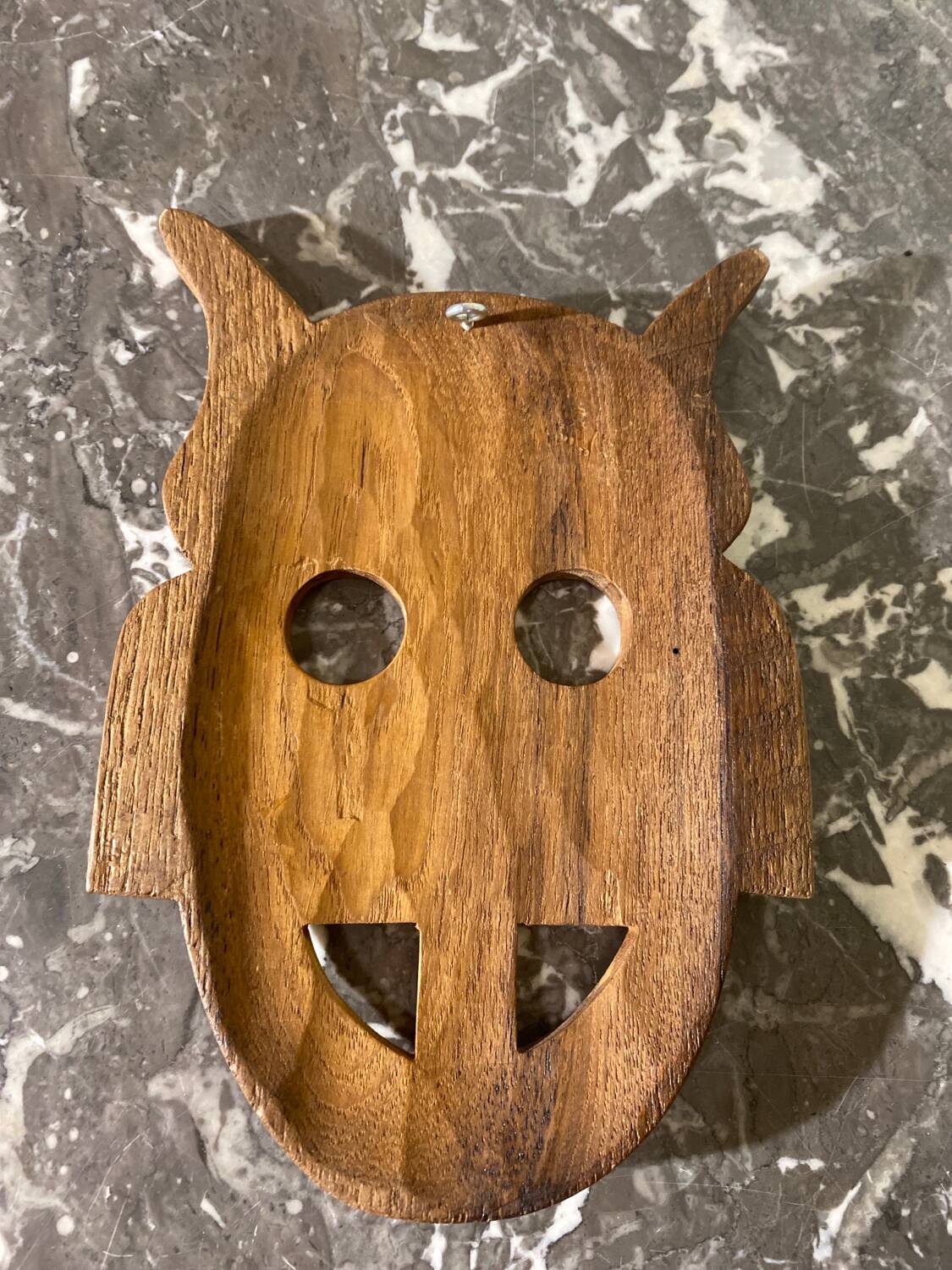 Handmade wooden mask
