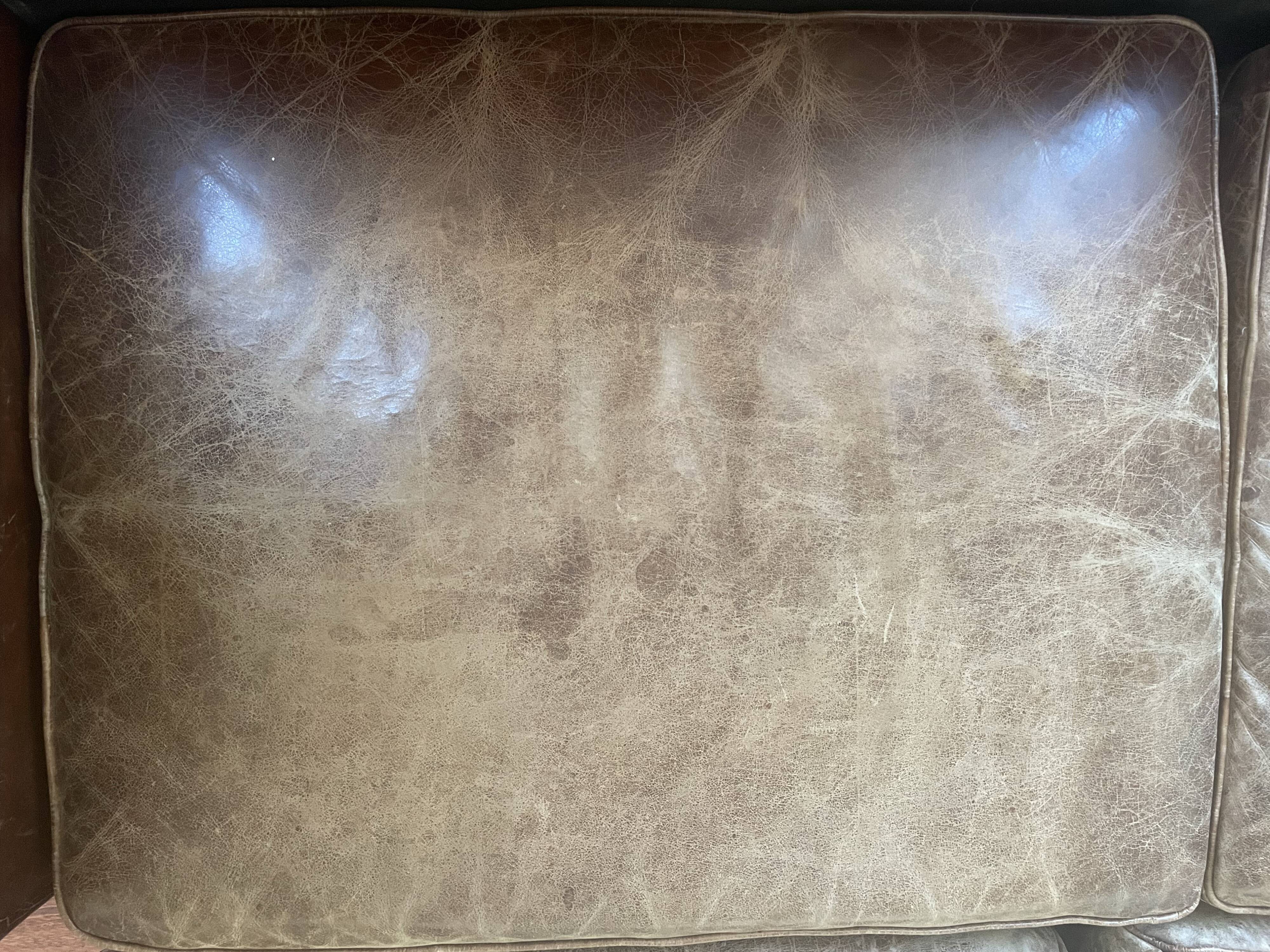 Boston 3 seater leather sofa