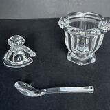 Baccarat crystal mustard