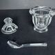 Moutardier en cristal de Baccarat