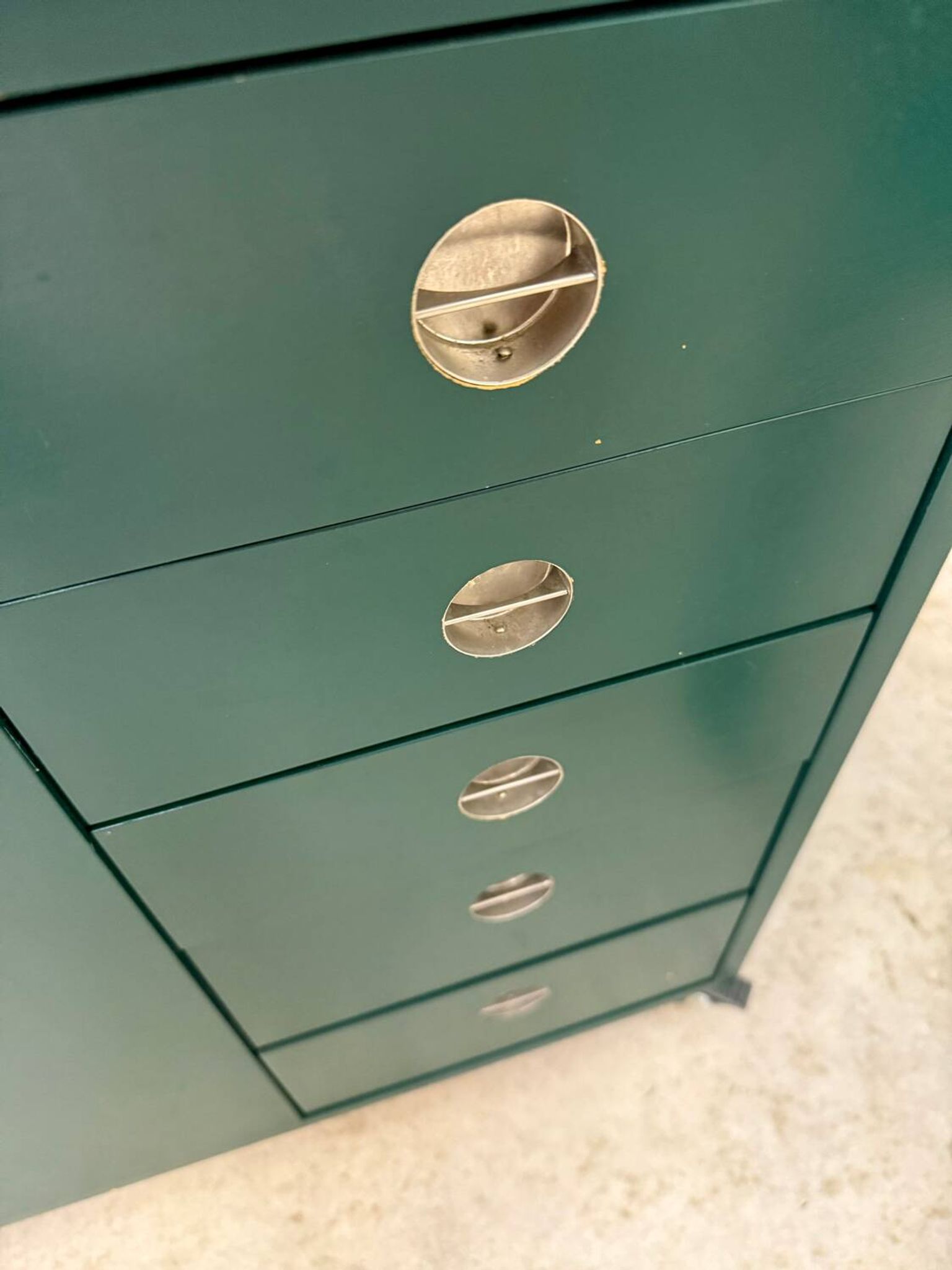 Old small modular desk from the 70s designed by Verena Huber, Flair Boy model