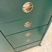 Old small modular desk from the 70s designed by Verena Huber, Flair Boy model