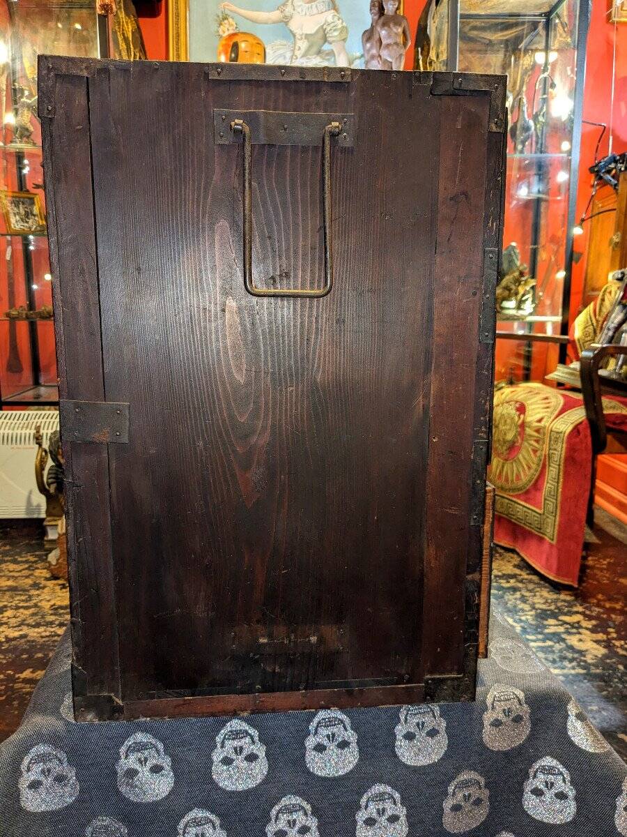 Small low chest of drawers (tansu) Japan, late Edo period circa 1850