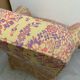 Antique English armchair with Liberty floral tapestry