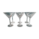 Censo crystal martini glasses, 1980s, set of 6