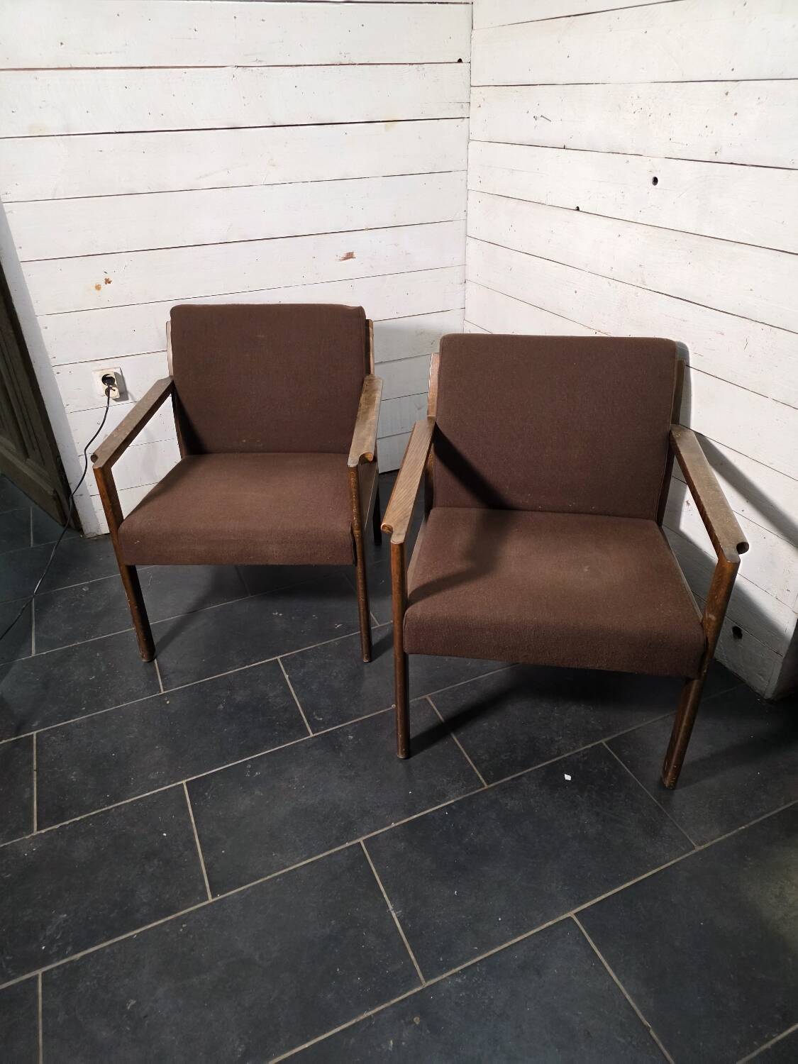 Pair of Scandinavian armchairs from the 1960s.