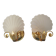 Pair of shell wall sconces Hollywood Regency Italy