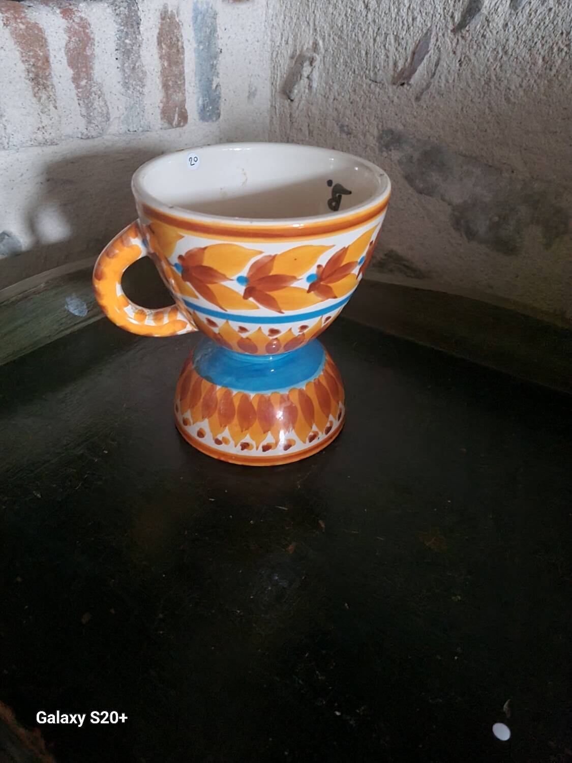 Chandelier / ceramic candlestick KORCY QUIMPER