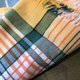 Checkered tablecloth