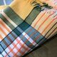 Checkered tablecloth
