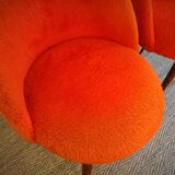 Pair of chairs 70's "moumoute"