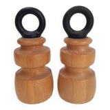 Pair of Richard Nissen Bodum salt and pepper mills.