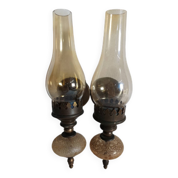 Pair of vintage wall lights