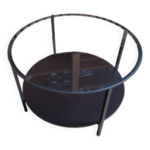 table se en verre et - metal