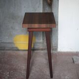 Table vintage, table bois, table salon, bout de canapé, table d'appoint