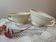 Two retro country-style porcelain tea cups, Former Royal Manufacture