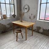 Scandinavian oak and ceramic table