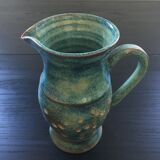 Pitcher blue green decoration peas