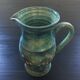 Pitcher blue green decoration peas