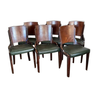 Suite of 6 Art Deco chairs