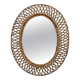 1960s Italian design bamboo mirror