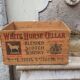 Caisse de whisky en bois vintage