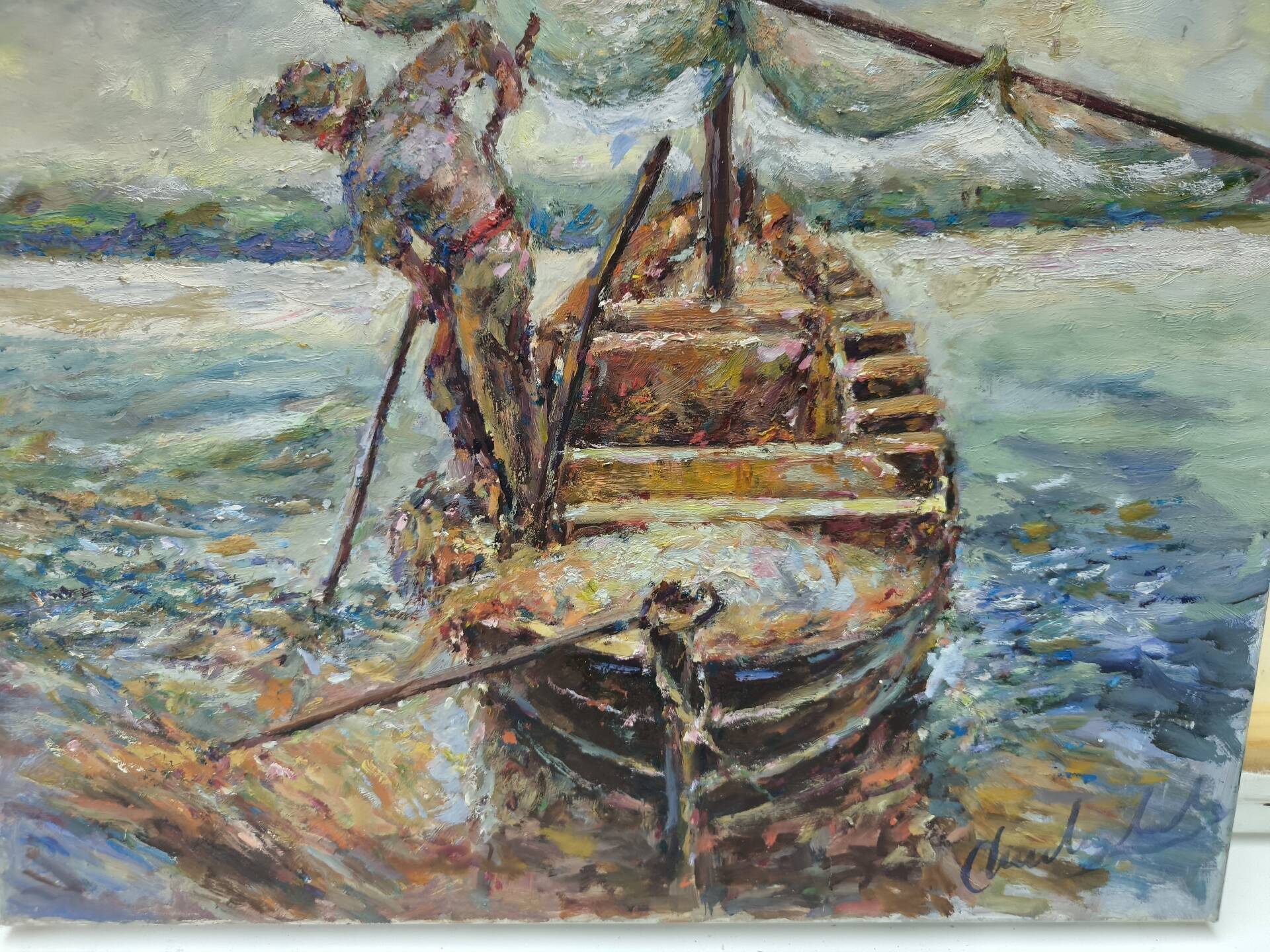 Venetian Oil Painting on Canvas