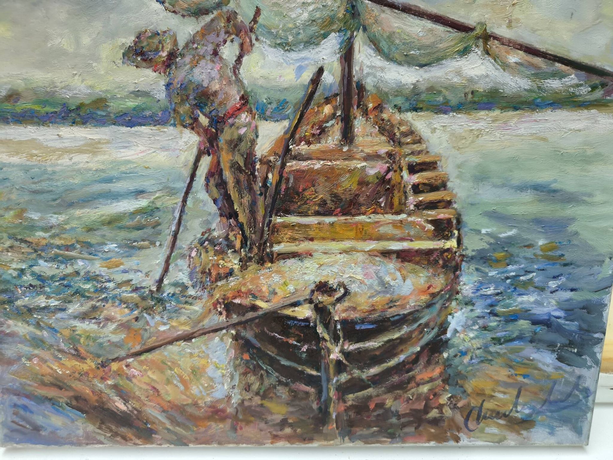 Venetian oil painting on canvas