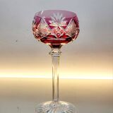 Box of 4 Val Saint Lambert "Berncastel" no. 204 Roemer glass – Belgium 1905