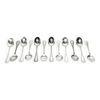 Christofle - 12 Moka spoons Pearls