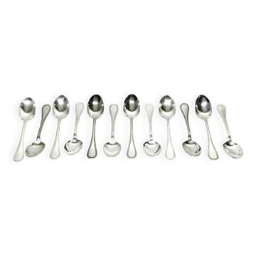 Christofle - 12 Moka spoons Pearls