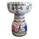 Kéraluc Faience Candle Holder Quimper signed L'Helguen